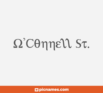 O’Connell St.